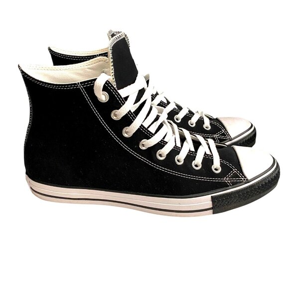 Converse Chuck Taylor Other - Converse Chuck Taylor All Star High Top Sneaker, Black (White Sole), Size 10 Y2K